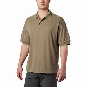 Columbia PFG Perfect Cast™ Polo Herr Olivgröna (VLGRA5382)